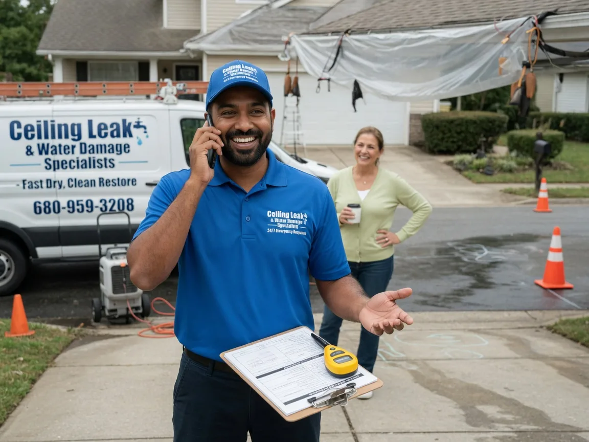 Ceiling Leak Cleanup Denver, NC FAQs